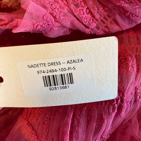 NWT Dôen Tulle Nadette Dress in Pink sz small - Picture 10 of 10